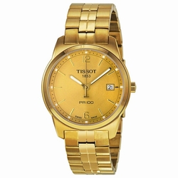 Tissot T049.410.33.027.00 PR 100 Mens Quartz Yellow Gold PVD Stainless Steel