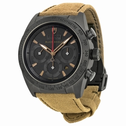 Tudor 42000CN/Alca Mens Hand Wind Black Ceramic