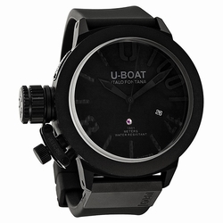 U-Boat 6949 Classico Mens Automatic Black Ion-plated Stainless Steel