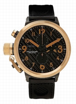 U-Boat 1844 Flightdeck Mens Automatic Black PVD