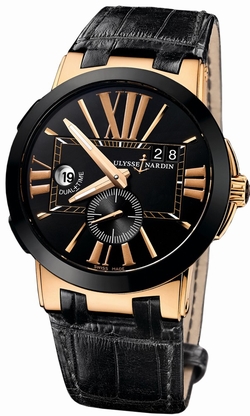 Ulysse Nardin 246-00-5/42 Mens Automatic 18K Rose Gold