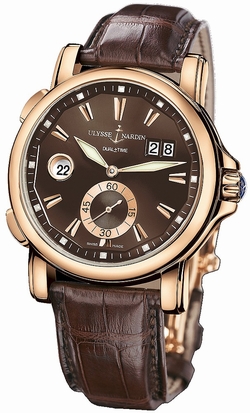 Ulysse Nardin 246-55/95 Mens Automatic 18K Rose Gold