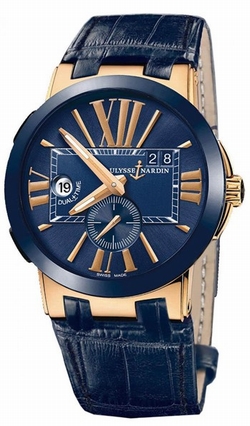 Ulysse Nardin 246005-43 Mens Automatic 18K Rose Gold