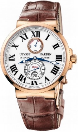 Ulysse Nardin 266-67/40 Mens Automatic 18 Carat Rose Gold