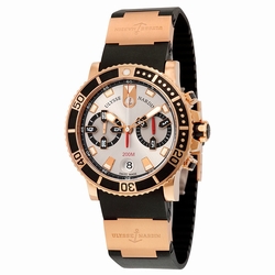 Ulysse Nardin 8006-102-3A/91 Mens Automatic 18kt Rose Gold
