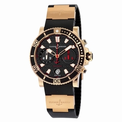 Ulysse Nardin 8006-102-3A/926 Mens Automatic 18kt Rose Gold