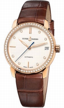 Ulysse Nardin 8106-116B-2-990 Ladies Automatic 18kt Rose Gold