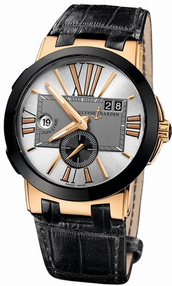 Ulysse Nardin 246-00-5-421 Executive Mens Automatic 18kt Rose Gold