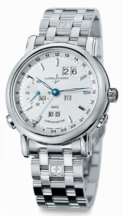 Ulysse Nardin 320-22-8 GMT Perpetual Mens Automatic 18kt White Gold