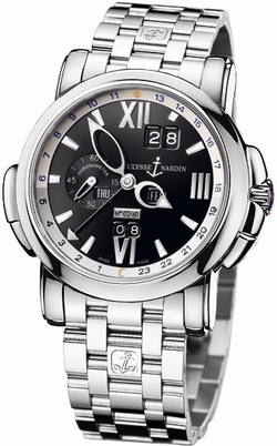 Ulysse Nardin 320-60-8/32 GMT Perpetual Mens Automatic 18kt White Gold