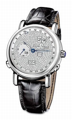 Ulysse Nardin 320-82-091 GMT Perpetual Mens Automatic 18kt White Gold