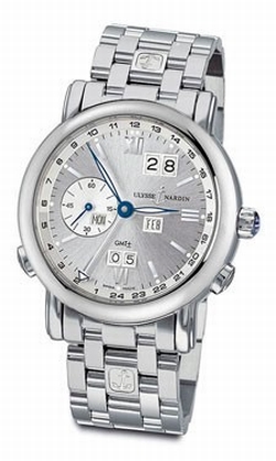 Ulysse Nardin 320-82-8-31 GMT Perpetual Mens Automatic 18kt White Gold