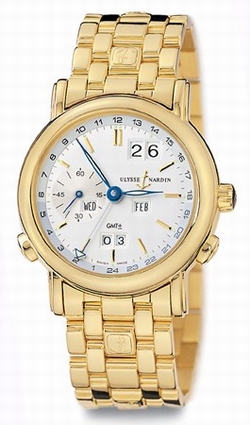 Ulysse Nardin 321-22-8 GMT Perpetual Mens Automatic 18kt Yellow Gold