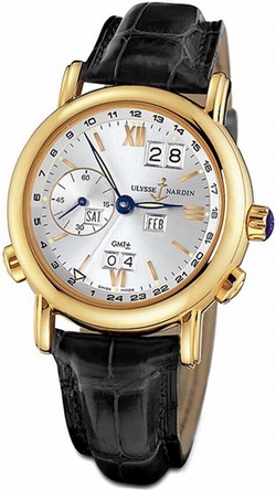 Ulysse Nardin 321-22 GMT Perpetual Mens Automatic 18kt Yellow Gold