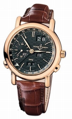 Ulysse Nardin 326-22/92 GMT Perpetual Mens Automatic 18kt Rose Gold