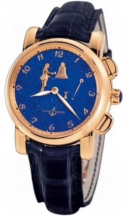 Ulysse Nardin 6106-103/e3 Hourstriker Mens Automatic 18kt Rose Gold