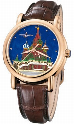 Ulysse Nardin 136-11-KREM Kremlin Mens Automatic 18kt Rose Gold