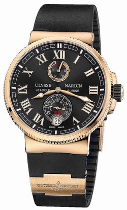 Ulysse Nardin 1186-126-3-42 Marine Chronometer Mens Automatic 18K Rose Gold