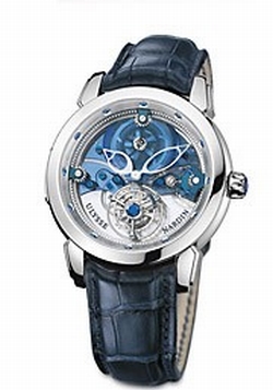 Ulysse Nardin 799-81 Royal Blue Mens Hand Wind Platinum