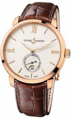Ulysse Nardin 8276-119-2/31 San Marco Mens Automatic 18kt Rose Gold
