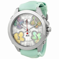 Jacob Co. JCATH7 Five Time Zone Unisex Quartz Stainless Steel