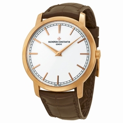 Vacheron Constantin 43075/000R-9737 Mens Automatic 18kt Rose Gold